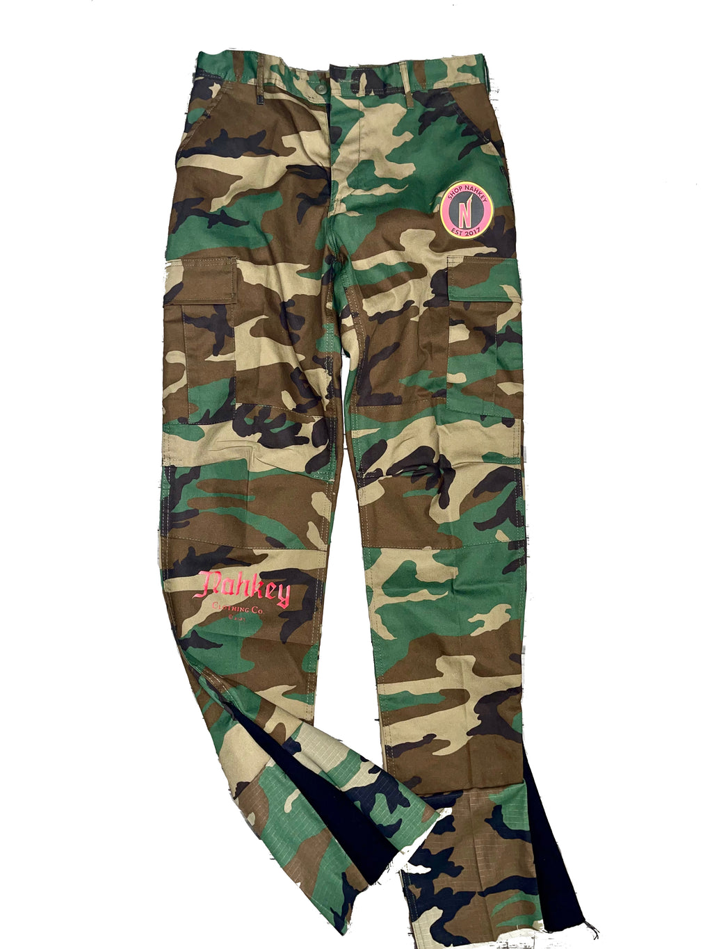 Stacked Camouflage Pants